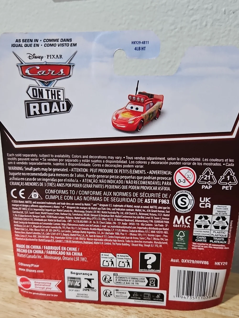 Mattel disney pixar